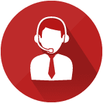 call center operator icon